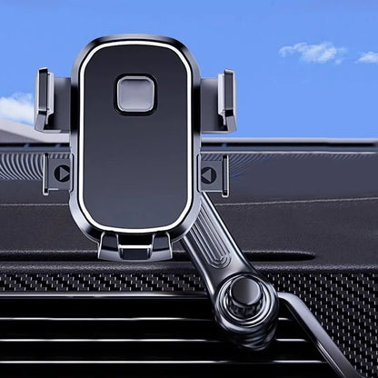 Car Phone Holder [Wider Clamp & Metal Hook] Car Phone Mount [Thick Cases Friendly] Air Vent Clip Cell Phone Holder for All - Kimlud