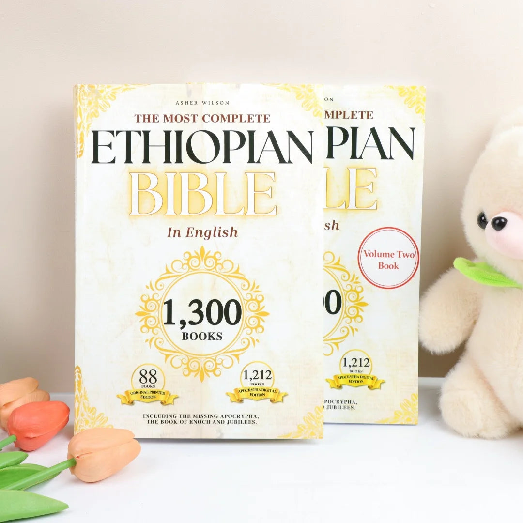 (Two-Pack) THE COMPLETE ETHIOPIAN BIBLE in English 88 Scriptures: including Missing Apocrypha, Book of Enoch, Jubilees.