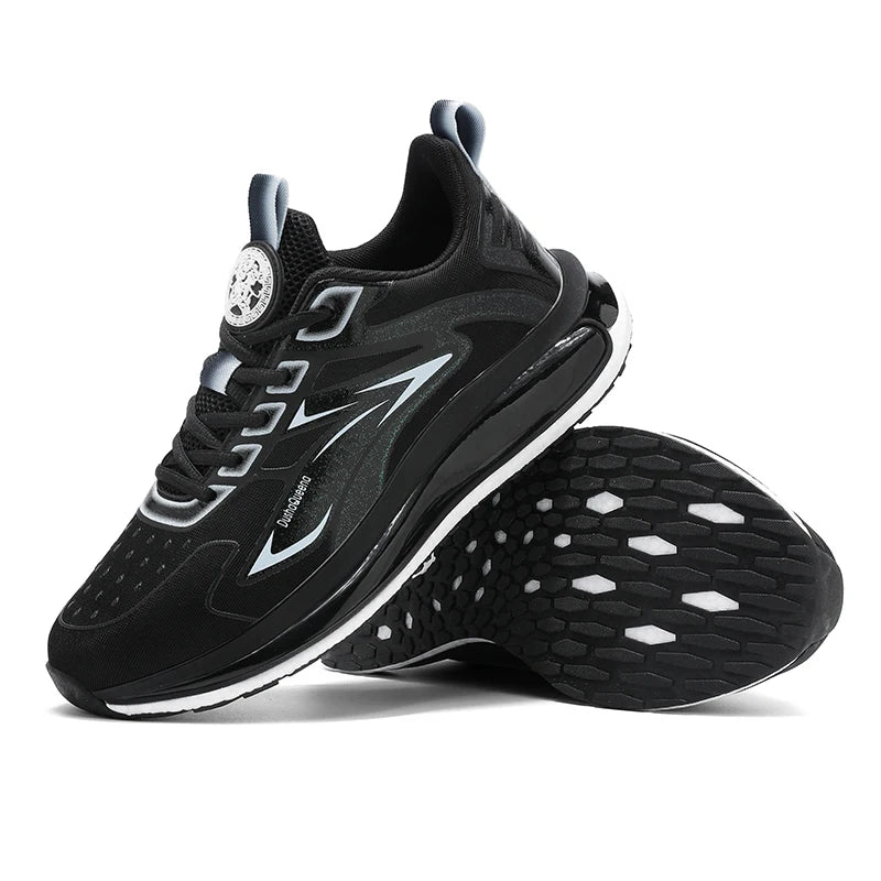 Outdoor Sneakers Couple Breathable Anti Slip Cushioning Road Running Shoes Men Jogging Sport Shoes Lightweight Mens Casual Shoes