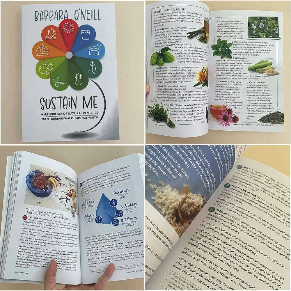 Sustain Me & Barbara O'Neill Natural Remedies Lost Collection A Holistic Guide to Herbal Medicine, and Balanced Living