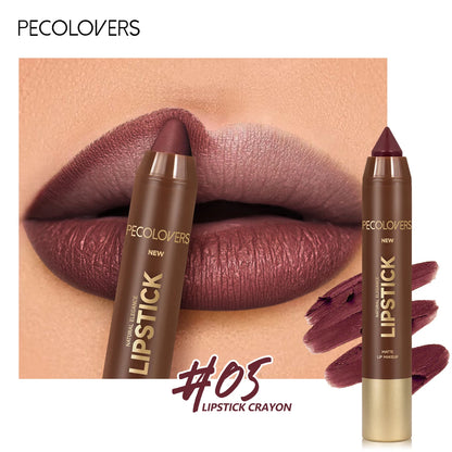 Fine Tip Lip Liner Pen Soft Mist Matte Lip Crayon Sexy Brown Red Lipstick Pencil Lip Contouring Lipliner Outline Tint Cosmetic