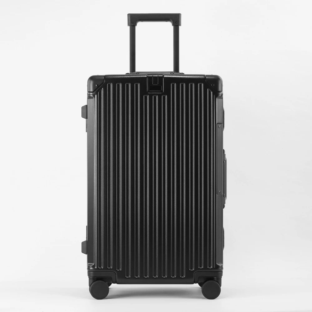 Luxury Suitcase High Quality Upgrade Thicken PC Material Rolling Luggage Aluminum Frame 20/24/26/28/30inch Travel Trolley Bags - Kimlud