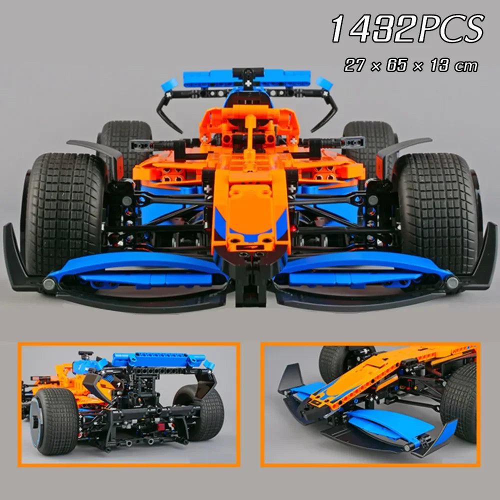 F1 W14 E Racing Car 1432PCS 42141 Building Set 1:8 Scale Collectible Sets Adult Authentically Detailed Build Display Model Decor