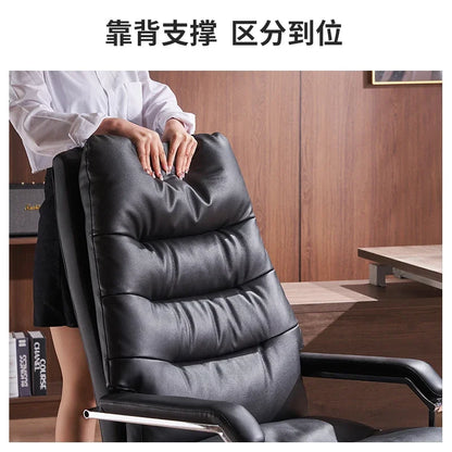 Modern Ergonomic Chair Comfy Nordic Designer Executive Footrest Backrest Wheels Chair Lazy Ergonomic Cadeira Gamer Furniture - Kimlud