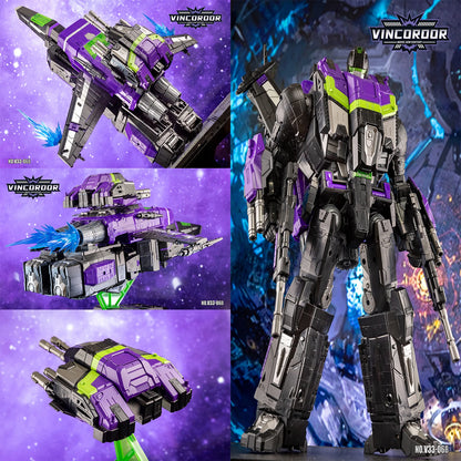 [24hours shiping] Transformation V33-06B V33-06 40cm Jetfire Skyfire Oversize Black Ver OSKO Action Figure Toy gift