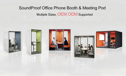 Customized Portable Sound‑Isolated Remote‑Work Booth Indoor Mobile Silent Pod Privacy Home‑Office Study Cabin