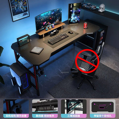 Nordic Simple Computer Desks Home Bedroom E-sports Gaming Desk Light Luxury Office Furniture Desktop Computer Desk Reading Desk - Kimlud