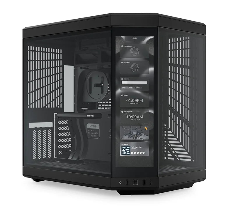 HYTE Y70 Y60 supports 360 water cooling panoramic side transparent tempered glass computer case