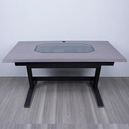 xzzY1 Computer case integrated table transparent desktop assembly machine drawer type large chassis electric lifting e-sports ta