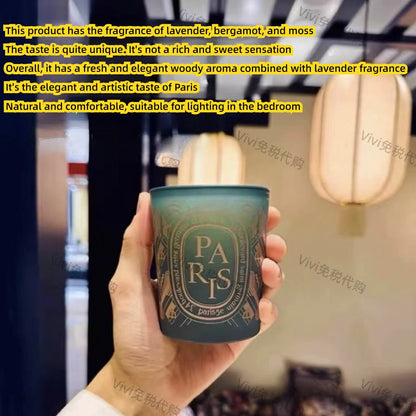 190g Aromatherapy Candle City Limited Edition Pure Natural Plant Essential Oil Scented Candle Cafe Chantilly Christmas...