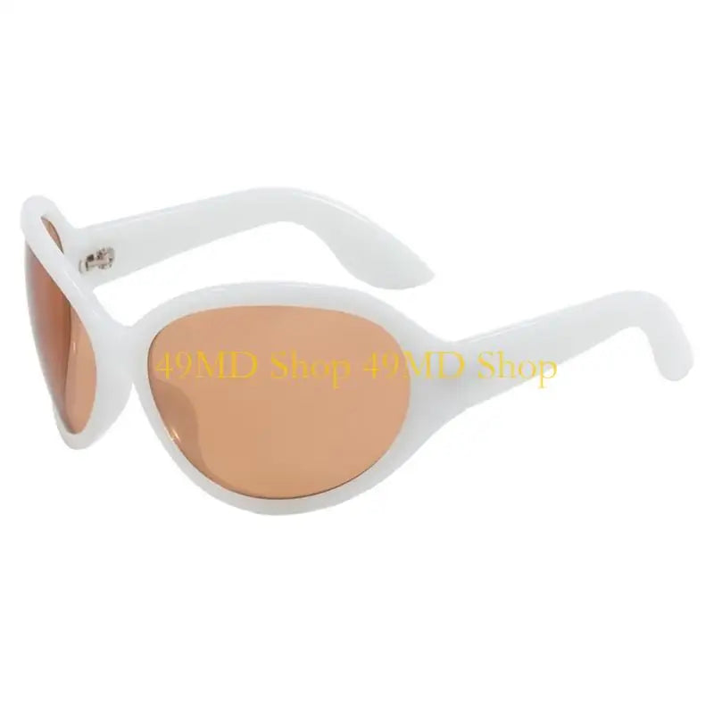 49MD Alien Sunglasses Punk Sunglasses y2k Sunglasses Wrap Around Sunglasses Uv400 Sunglasses Shades Glasses Eyeglasses - Kimlud