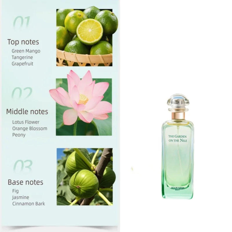 Nile Garden Women's Perfume Lasting Fragrance High-End Niche Perfume Fresh Floral Eau De Toilette Women Body Fragrance Spray - Kimlud