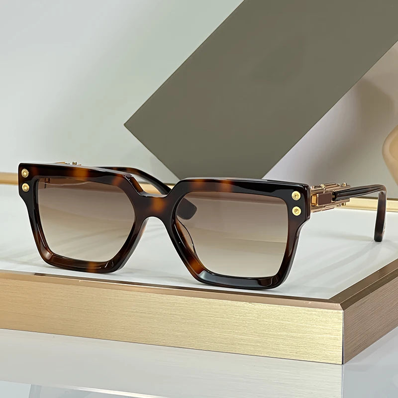 GRADE Fashion Designer Square Brand Sunglasses Handmade Acetate Alloy Uv400 High Street Punk Luxury Classical Eyewear |...