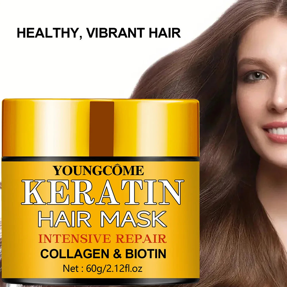 Hair Repairs Hair Mask Essential Oil Nourishing for Dry Damaged Biotin Collagen Keratin Treatment Hairs Conditioner Hair...