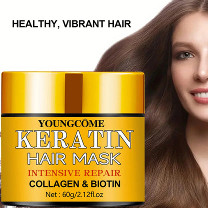 Hair Repairs Hair Mask Essential Oil Nourishing for Dry Damaged Biotin Collagen Keratin Treatment Hairs Conditioner Hair...