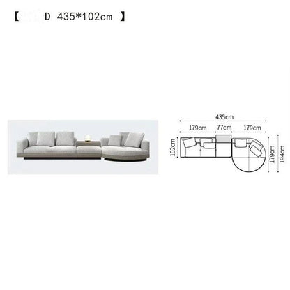 For Italian Minimalist Fabric Sofa Set Living Room Furniture Modern Sofa Set Living Room Furniture Sofa Set - Kimlud