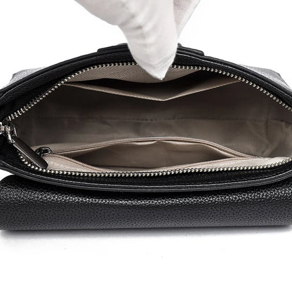 Designer Bag Luxury 100% cowhide Crossbody Handbag for Women Travel Handbag Fashion Shoulder Messenger Bag Ladies Small Flap Bag - Kimlud