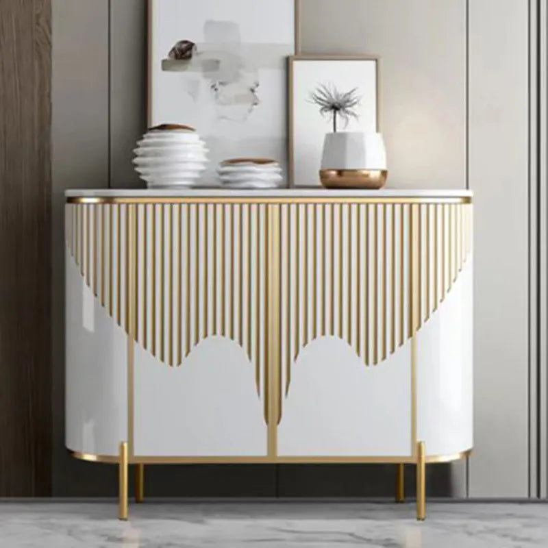 Narrow Luxury Living Room Cabinets Gold Classic French Narrow Living Room Cabinets Space Saving Meuble Rangement...