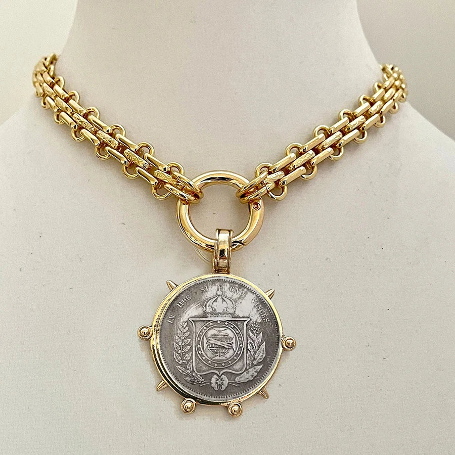 pearl Vintage horse coin Pendant Choker Clavicle Chain Necklace For Women Girl Punk Collares Aesthetic Jewelry Gifts |...