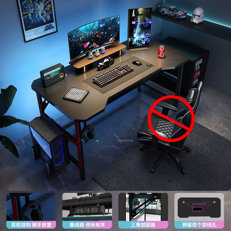 Nordic Simple Computer Desks Home Bedroom E-sports Gaming Desk Light Luxury Office Furniture Desktop Computer Desk Reading Desk - Kimlud