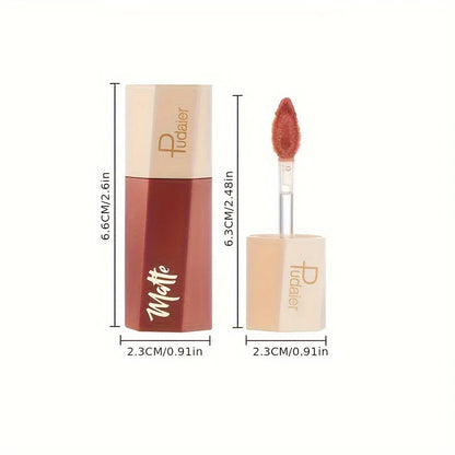Luxury Matte Liquid Lipstick, Long Lasting Waterproof Velvet Lip Color, Smooth Lightweight Fog Matte Finis