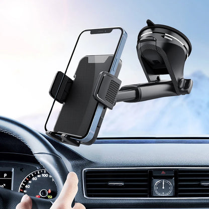 Gravity Sucker Car Phone Holder 360° Rotation Dashboard Mobile Phone Stand Universal Cell Phone Support for Trucks RVs Vehicles