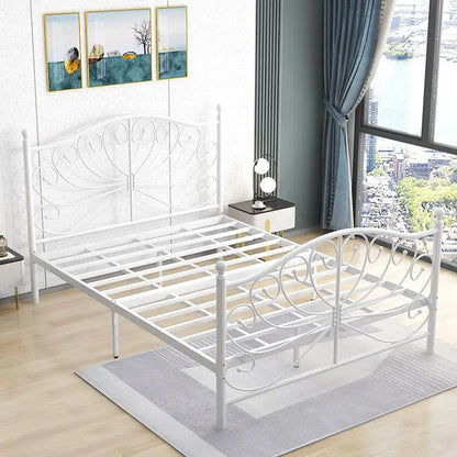 Princess Metal Bed Modern High Quality Frame Sleeping Designer Bedroom Bed Aesthetics Unusual Letto Matrimoniale Furniture