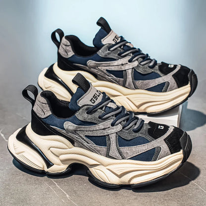 Men's Lightweight Fashion Sneakers Breathable Comfortable Walking Sports Shoes Casual Running Tennis Gym Training Footwear