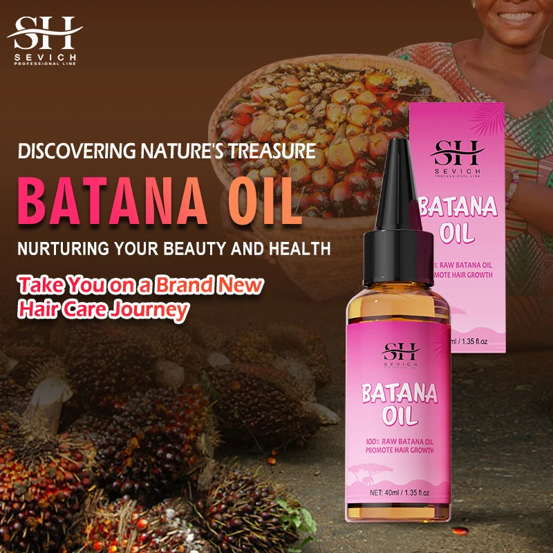 Sevich 100% Batana Oil And Scalp Massager Comb Tool Set Anti-Hair Loss Treatment Hair Growth Oil Scalp Hair...