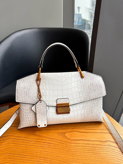 2026 New Retro Blue Snake-Shaped High-Grade Handbag Fashion Luxury Handbag Lightweight Large-Capacity One-Shoulder...