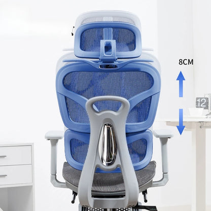 Ergonomic Office Chair High Back Mesh Swivel Adjustable Lumbar Support Headrest Recliner Computer Desk Chair Comfort Home Dorm