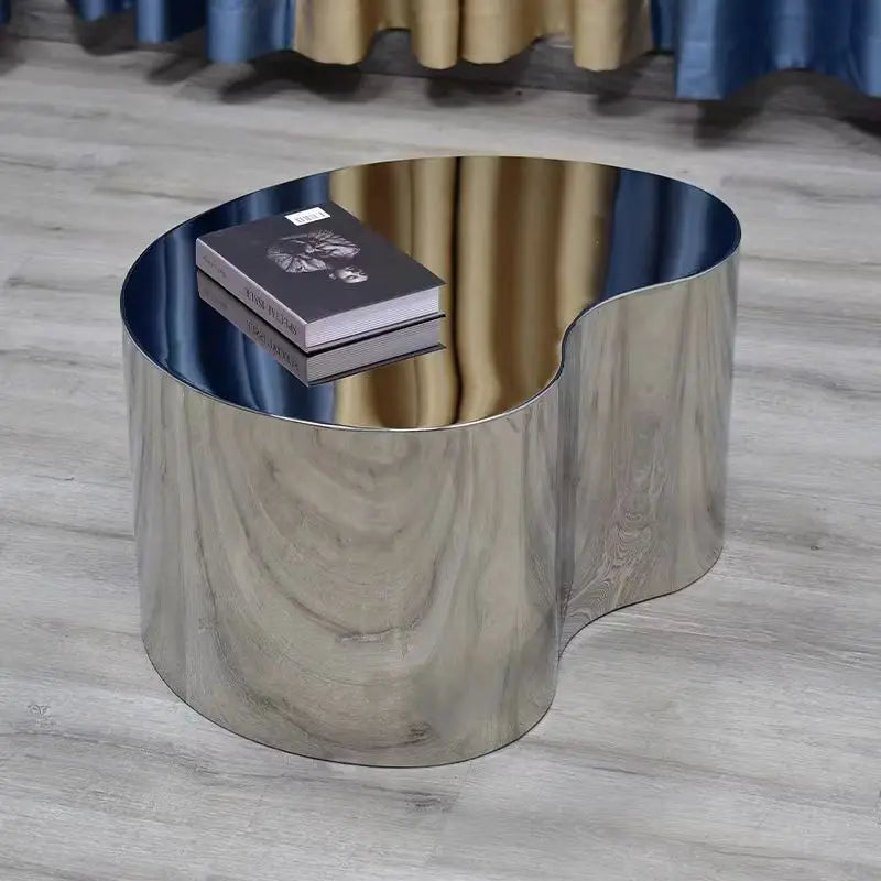 Metal Industrial Coffee Table Aesthetic Unique Minimalist Designer Side Table Modern Luxury Mesa Auxiliar Postmodern Furniture - Kimlud