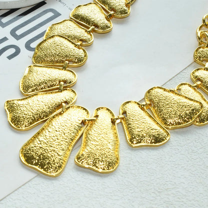 Handmade Exaggerated Women's Multi Metal Alloy Abstract Geometric Choker Necklace Jewelry Fashion Party Show Dress...
