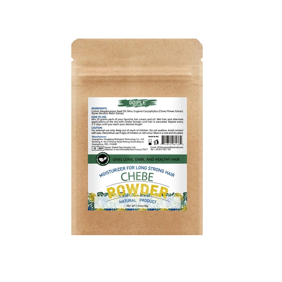 Natural Chebe Powder Moisturizing Strong Nourishing Scalp Anti Hair Loss Repair Hair Break Split End Hair-Care Product for Women