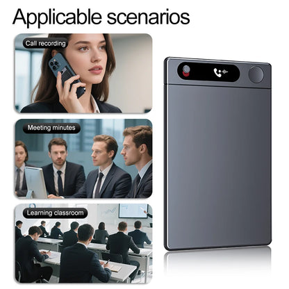 Smart AI Recording Device with WiFi Quick Charge Large Memory Noise Reduction Function Portable Voice Activated Dictaphone