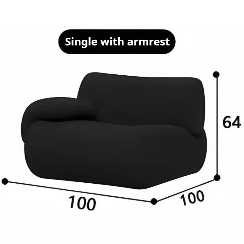 Living Room Luxury Sofa Modern Minimalist Fabric Sofa Multi Functional Free Combination Sofas Household Aesthetic Furniture - Kimlud