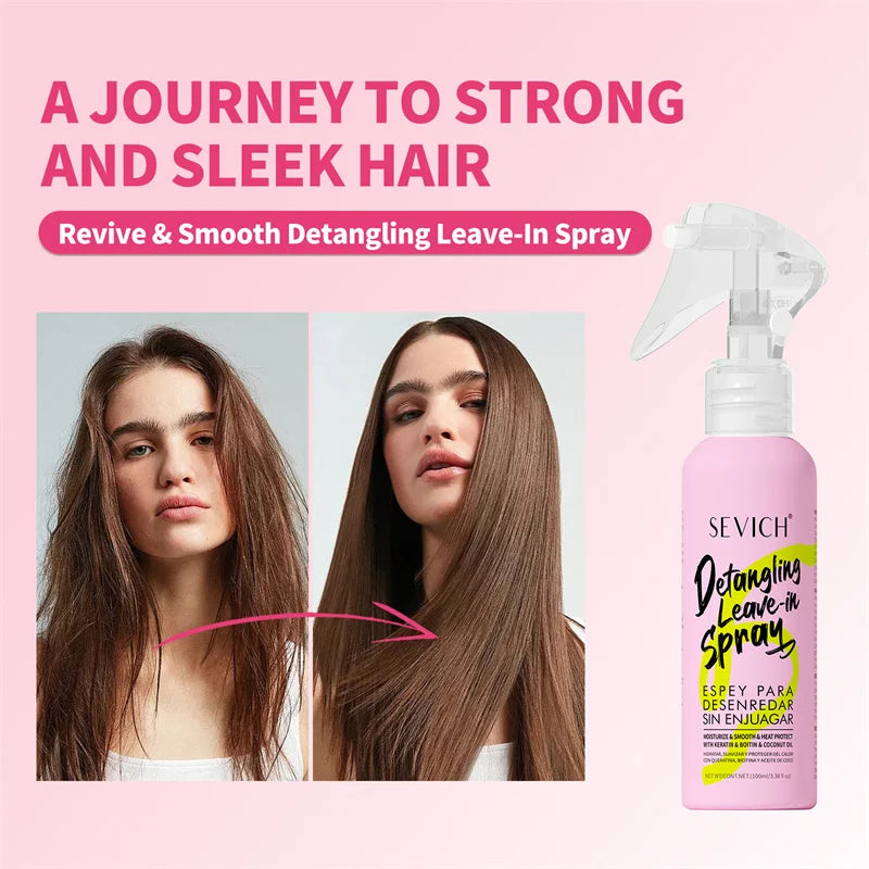 Magical Keratin Conditioner Spray Collagen Repairs Hair Damaged Hair Mask Soft Smooth  Hair Care Spray Moisturize Heat Protectan