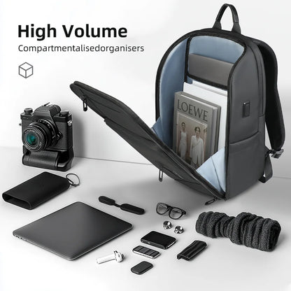 Heroic Knight Business Backpack Men Waterproof Large Capacity Work Trip Backpack Fashion Multifunctional Laptop Pack Fits 15.6"