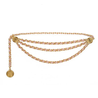 Metal Tassel Chain Waist Chain Belt For Women Temperament Retro Pendant Decoration Simple Durable Thin Belt | Kimlud Mid...