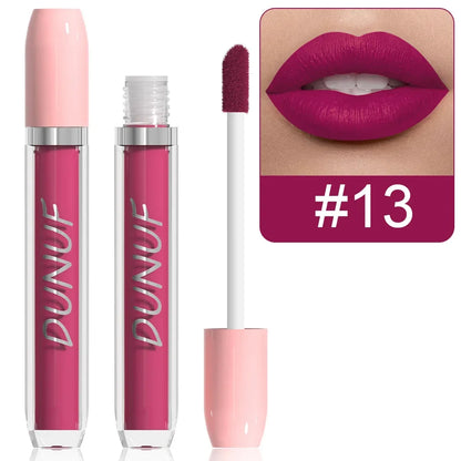 25 Color Velvet Matte Lipstick Liquid Waterproof Sexy Red Matte Lip Glaze Non-Stick Halloween Makeup Not Easy To Fade...