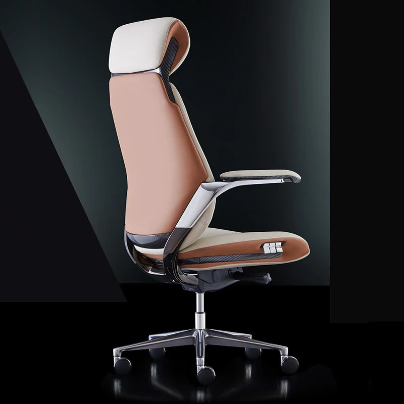 Luxury Leather Office Chairs Design Back Support Disain Ergonomic Office Chairs Floor Swivel Cadeiras De Escritorios...