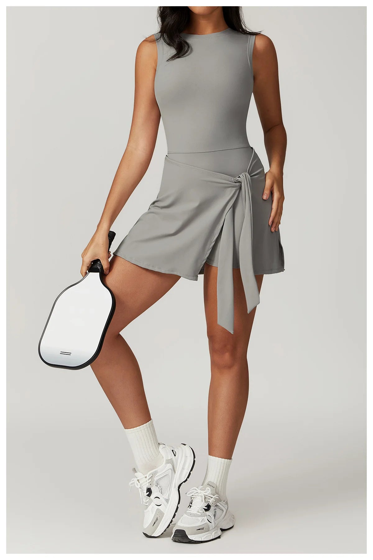 Romper Backless Set Gym Sports Fitness Bodysuit Siamese Sportswear Women Clothes Jumpsuit Skirt One-piece Playsuit Yoga Suit - Kimlud