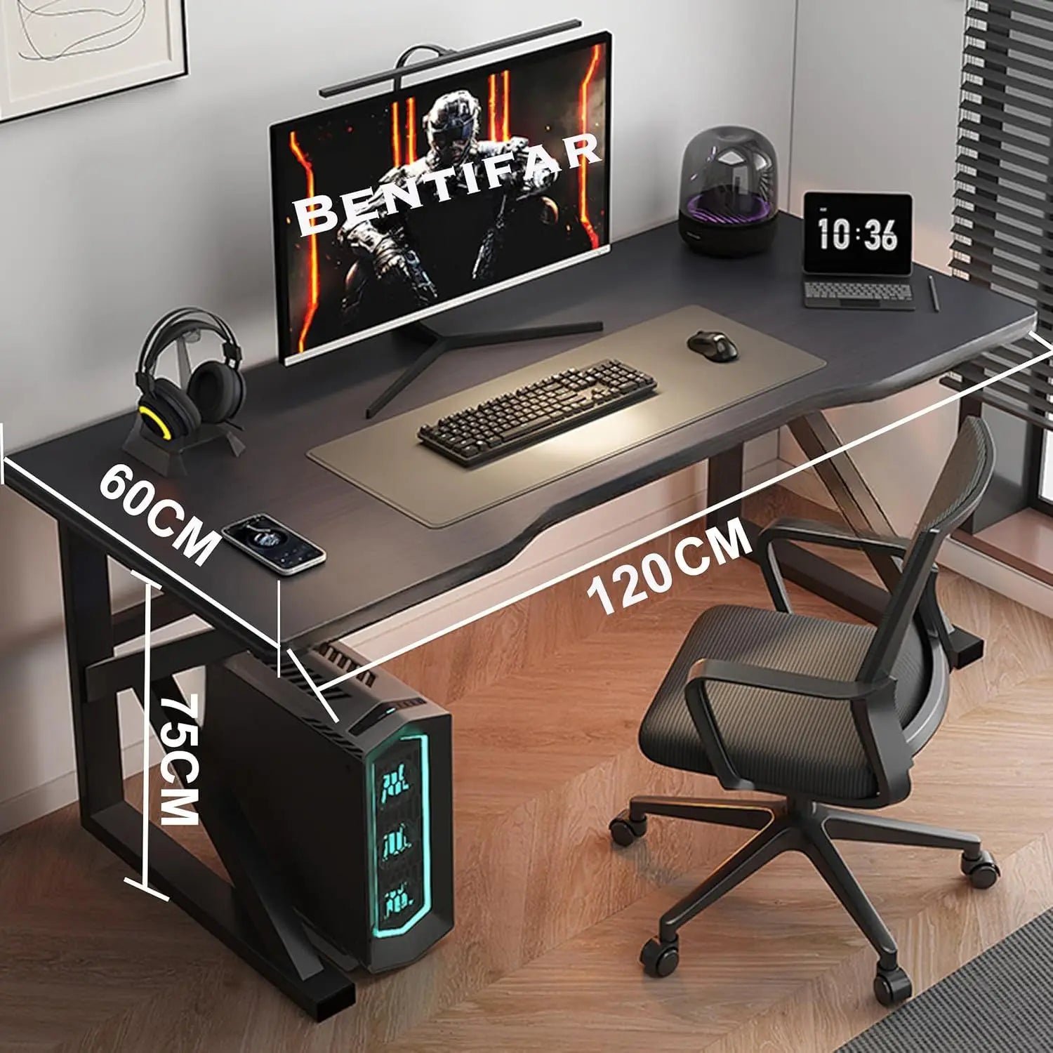 Nordic Style Modern Office Desk Relax Unique Kids Study Computer Table Writing Seating Mesa Para Computador Office Furniture