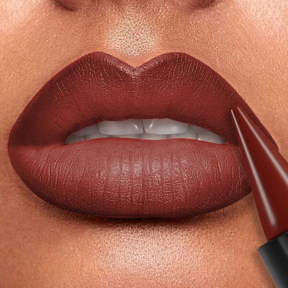 15-colors sexy red lipstick pen waterproof  matte contour tint lipstick long lasting lip glaze brown lipliner pencil lip makeup