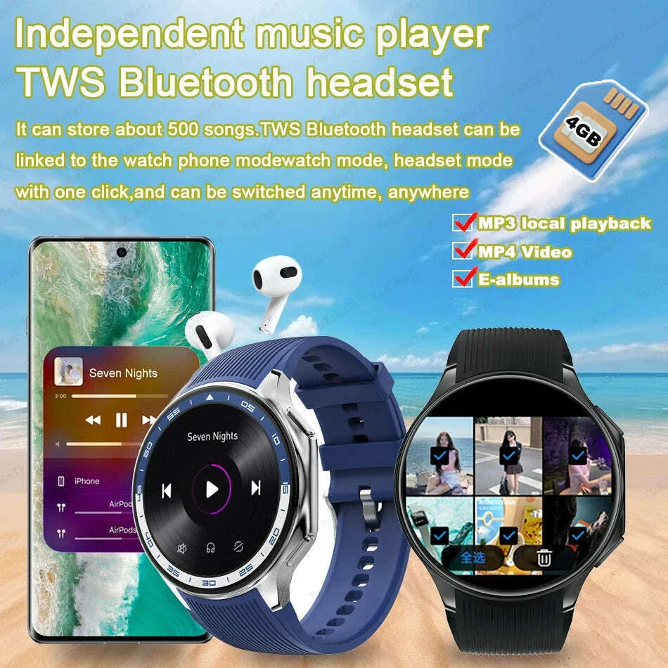 2025 New For Man DT Watch X Smart Watch Men 32GB Memory AMOLED HD Screen Bluetooth Call NFC Heart rate waterproof SmartWatch