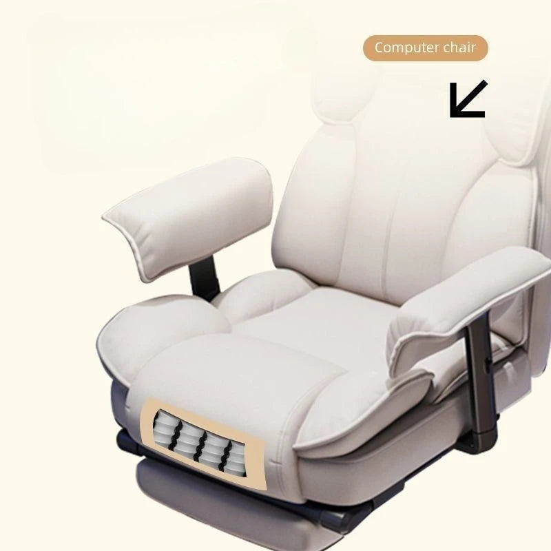 Comfortable Sofa Chair Ergonomic Design for Office Computer Chair Long Sitting | Kimlud Office Luxury Chair