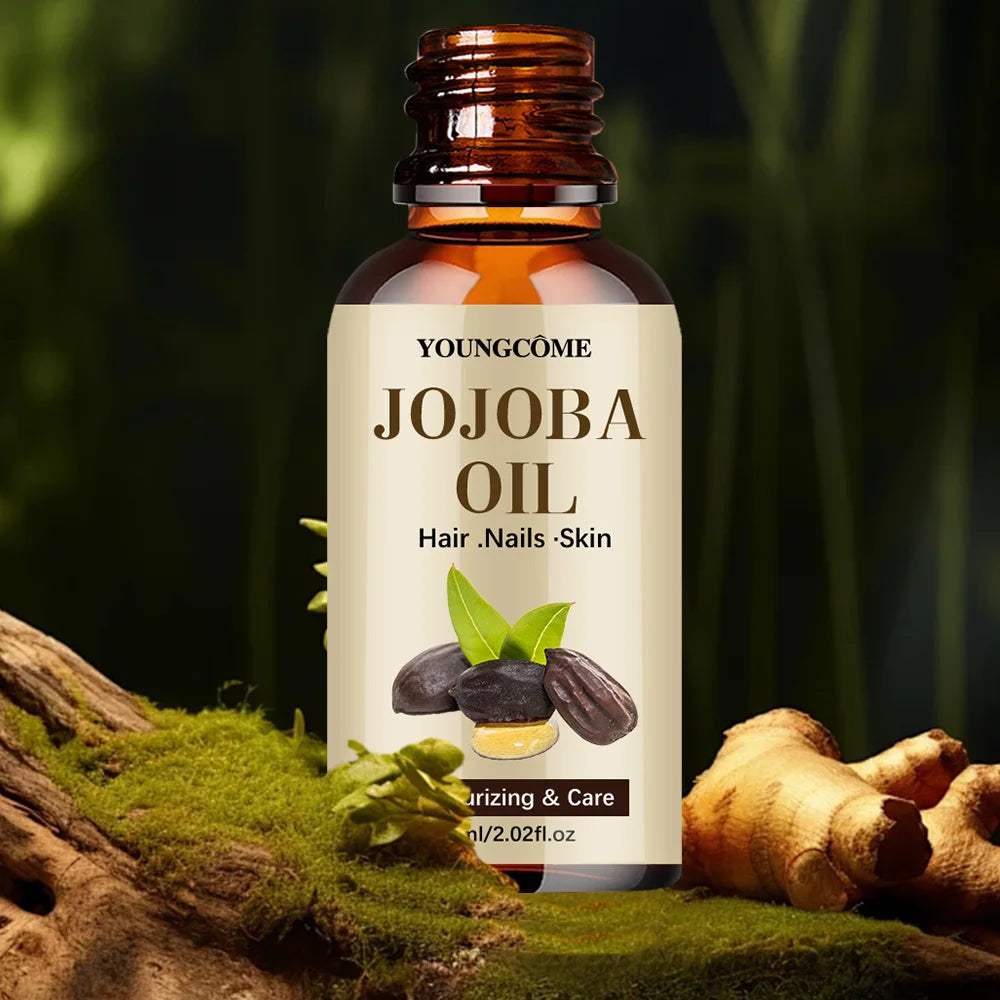 Organic Jojoba Oil, Pure Moisturizing Oil For Face, Hair, Skin Nails | Natural Cold Pressed Hexane Free Carrier Oil Hair...