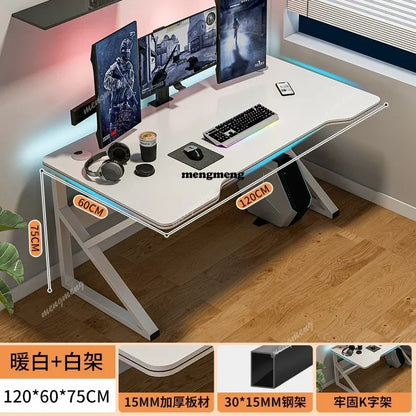 Monitor Stand Accessories Computer Desks Gaming Keyboard Study Office Table Notebook Bedroom Mesas De Computador Home Furniture - Kimlud