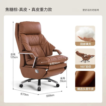 Aesthetics Massage Chair Swivel Lift Comfortable Office Nordic Design Rotating Chair Footrest Ergonomic Bureau Meuble...