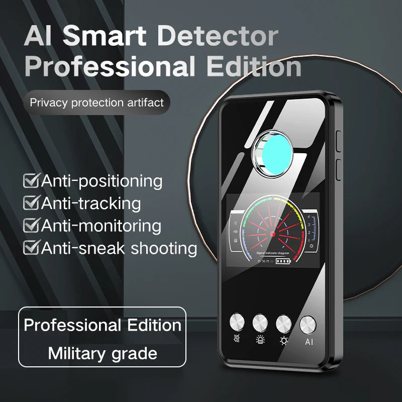 Laser Infrared Detector Signal GPS Tracker Mini Bug Finder Anti Spy Detector Wiretapping Wireless Cam Bug Gadget VS...